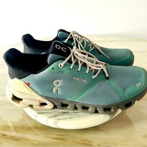 On Cloud On Running CLOUDTEC Helion Waterproof Sea/Glacier Sneakers Men’s 12.5